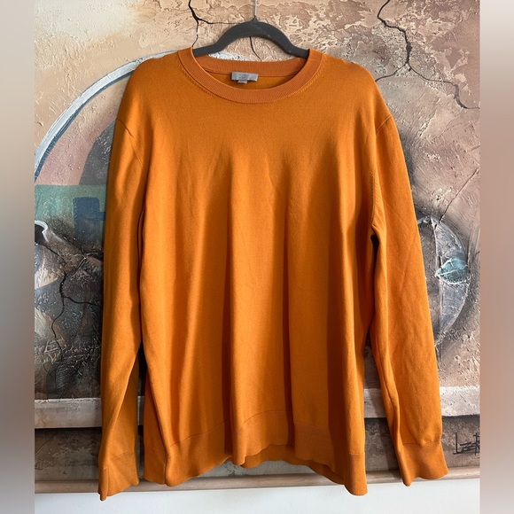 COS Fall Orange Crewneck Sweater - Picture 6 of 14